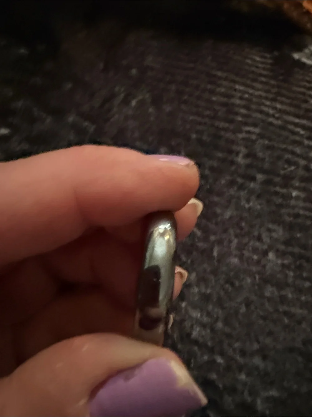 Men’s Simple Hematite Band Ring - Classic Minimalist Style